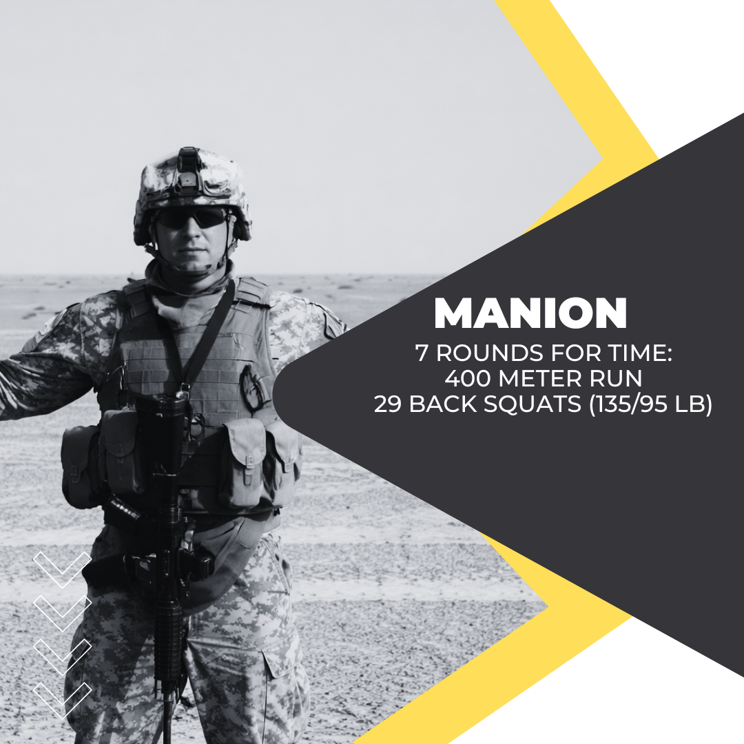 Hero Workout Manion - CrossFIt 108 in Magdeburg