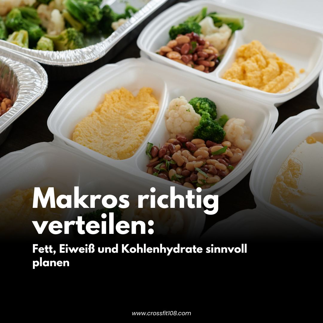 Makroverteilung von Fett, Eiweiß und Kohlenhydraten für eine gesunde Diät